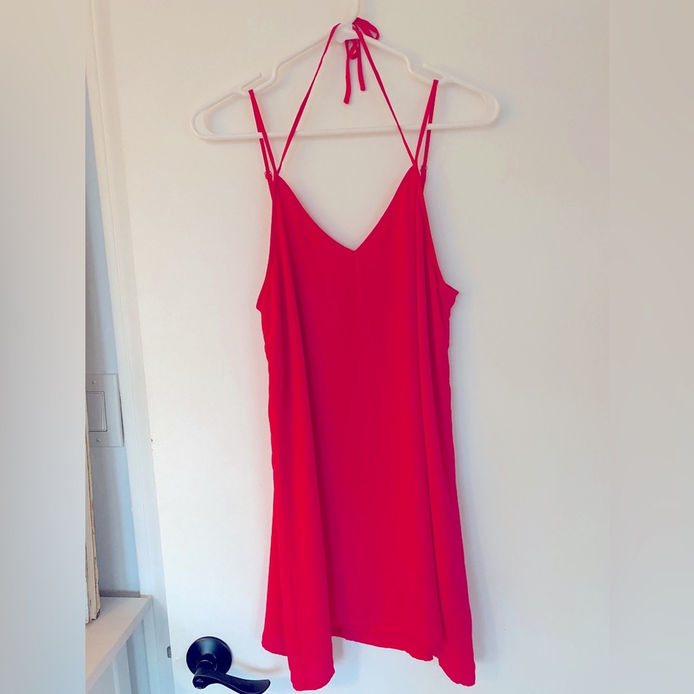 Hot Pink Halter Dress🔥